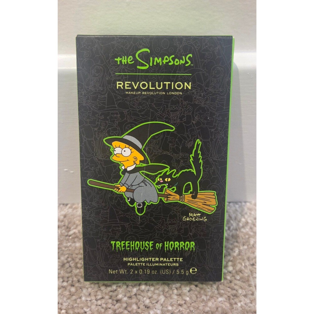 Revolution × the Simpsons highlighter palette